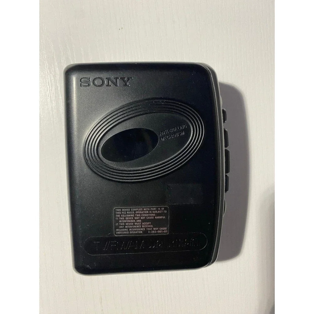 Sony Walkman WM-FX277 AM/FM Works - Play Button Needs Belt - Digital Tuning